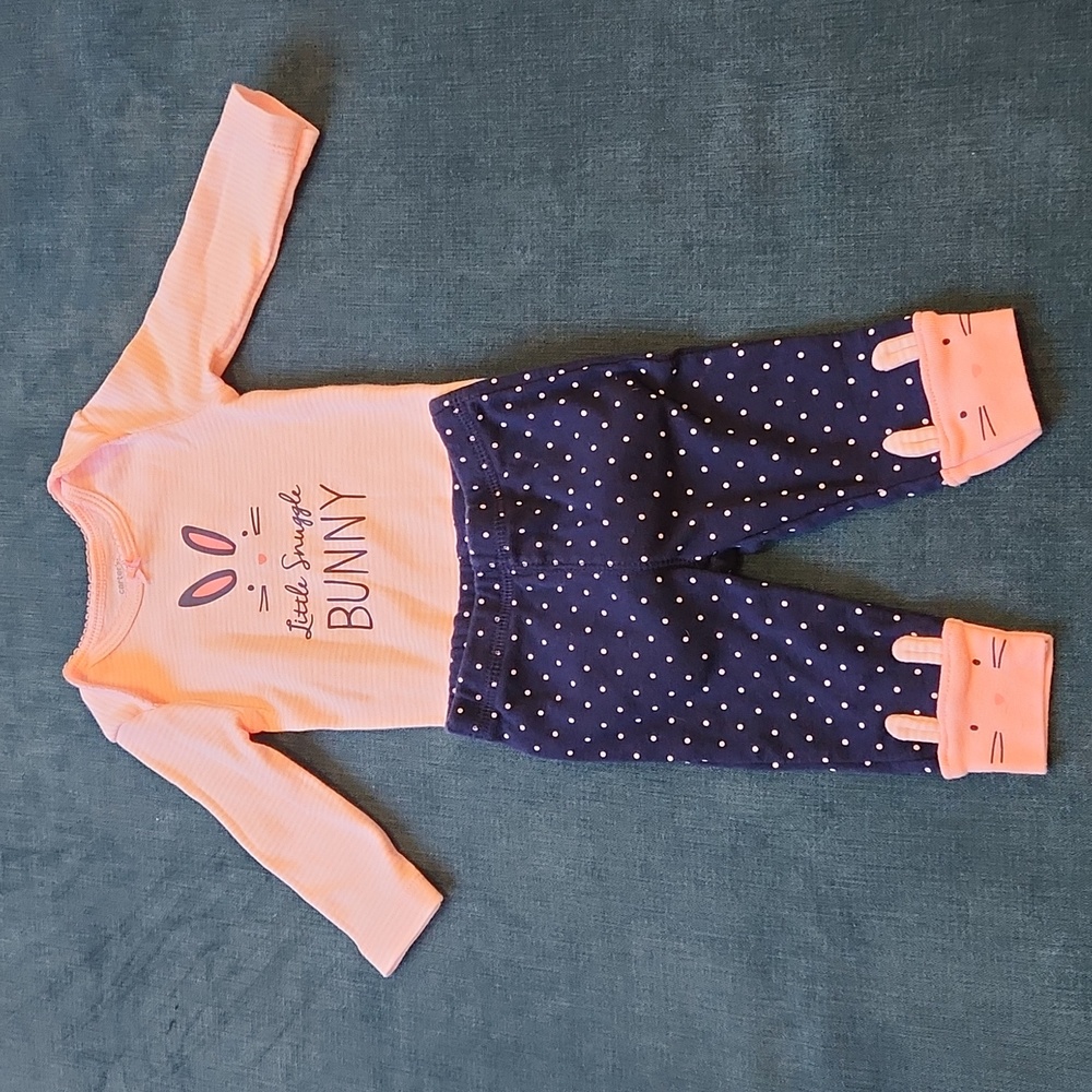 EUC 3M CARTERS BUNNY OUTFIT